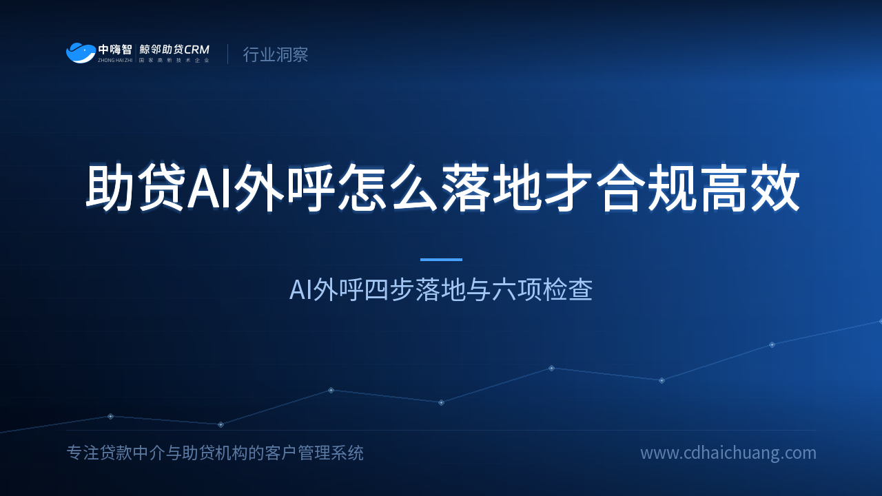 助贷AI外呼怎么落地才合规高效？